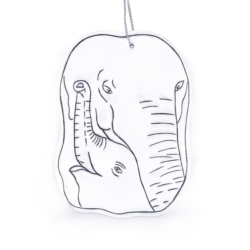 Elephant and Baby Face
