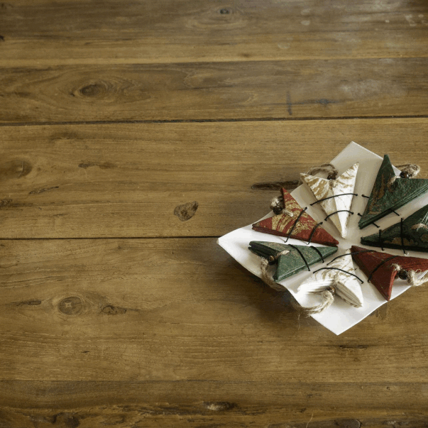 mulberry paper star garland