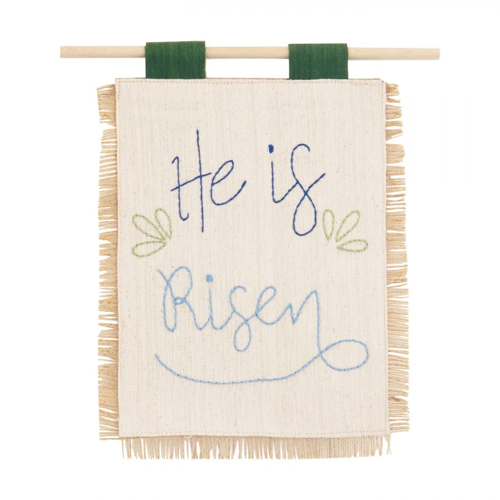 he is risen banner