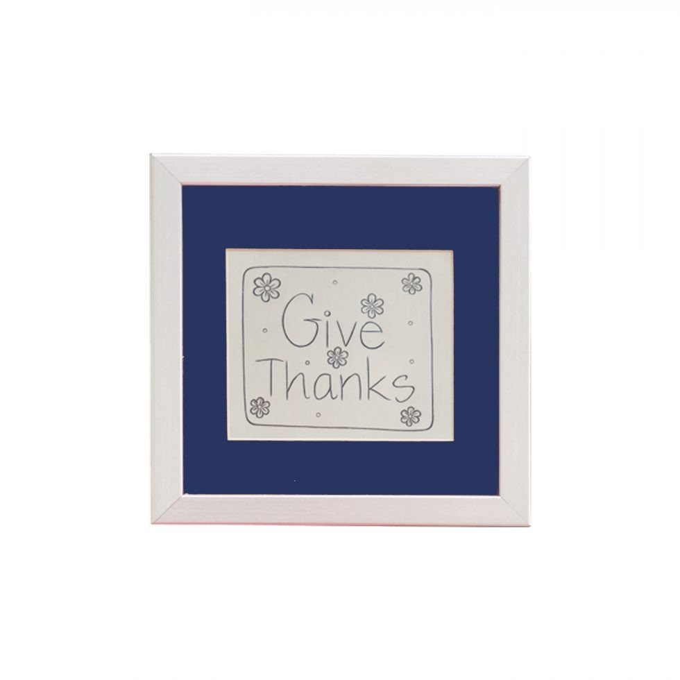 Give Thanks Tin Frame