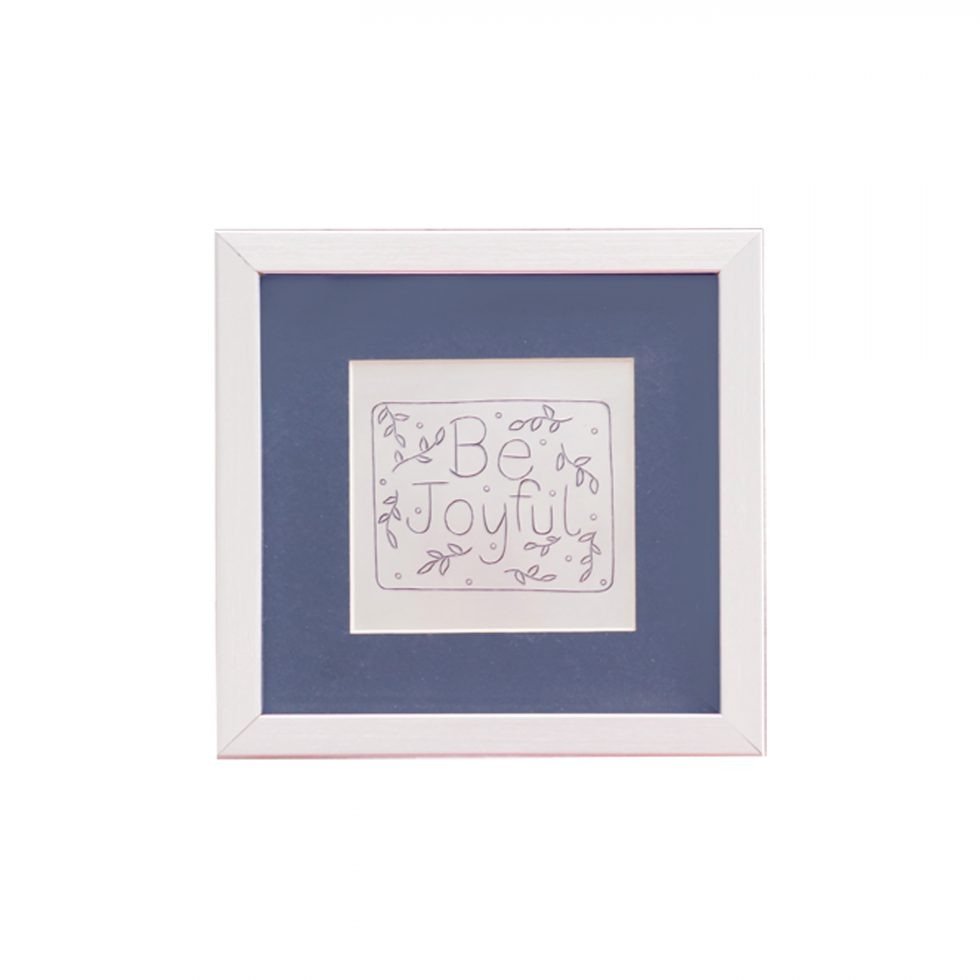 Be Joyful Tin Frame
