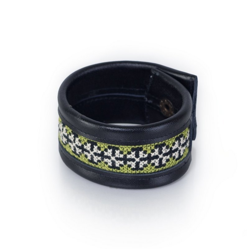 hmong leather bracelet