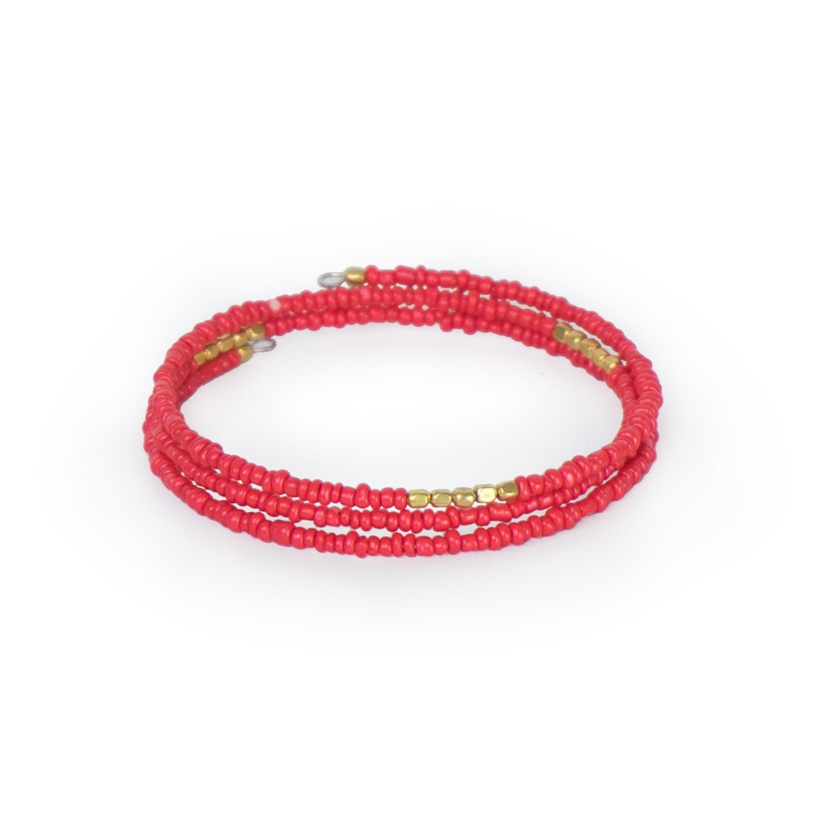 beaded wire bracelet