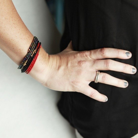 beaded wire bracelet - Image 4