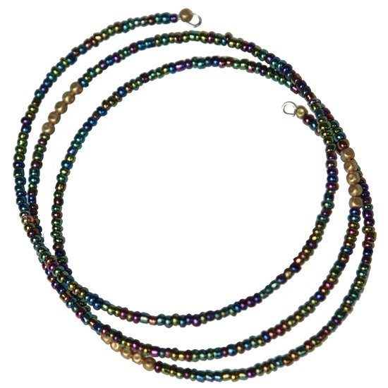 beaded wire bracelet