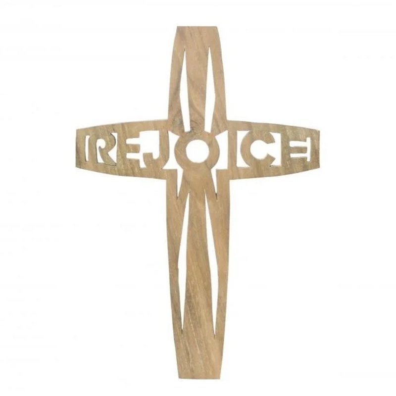 wooden rejoice cross