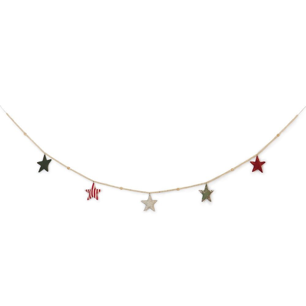 fabric star garland