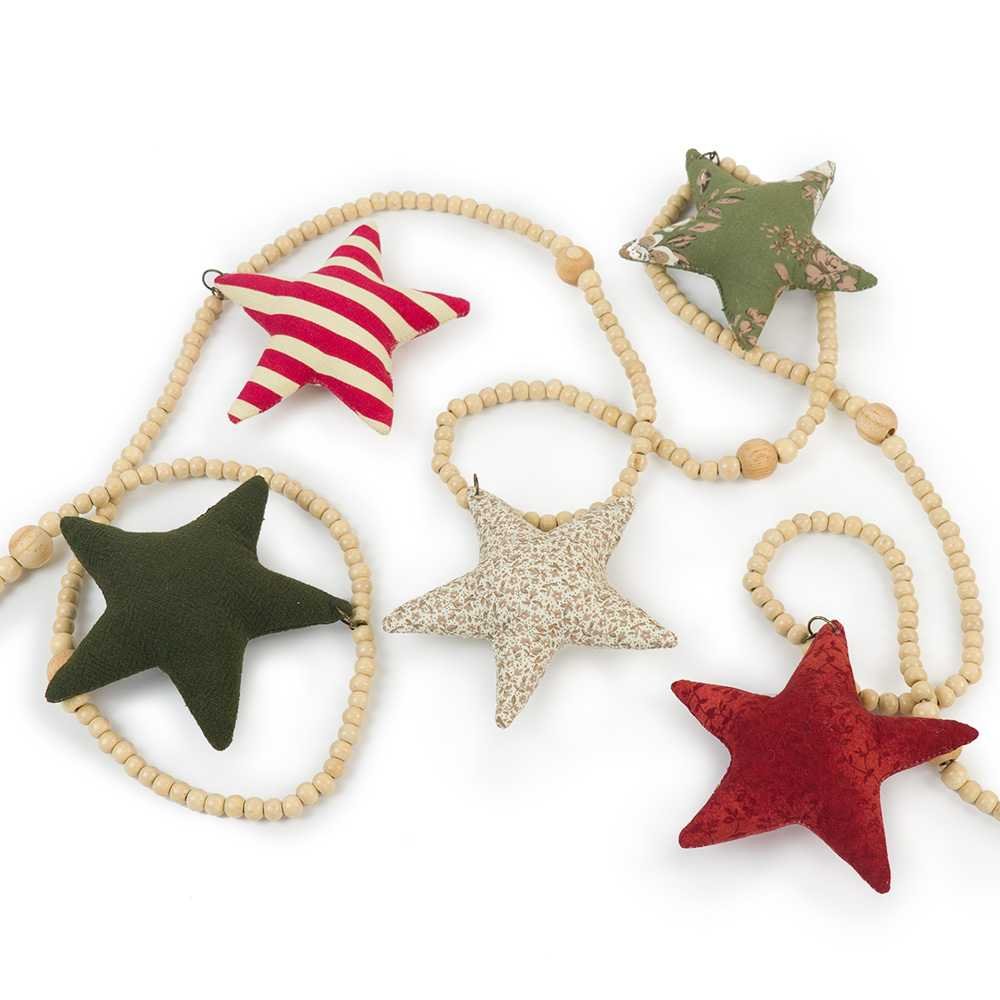 fabric star garland