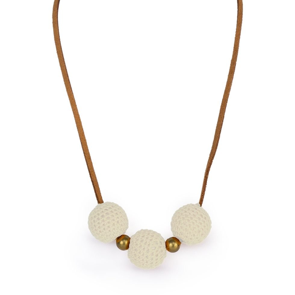 Crocheted necklace