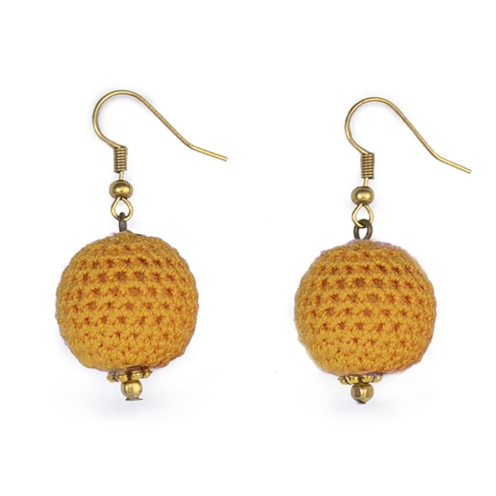 crocheted earrings