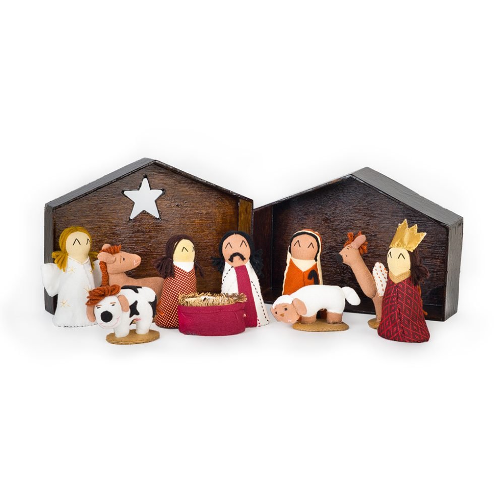 boxed nativity set