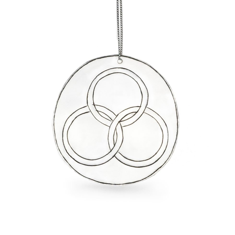 tin ornament - trinity