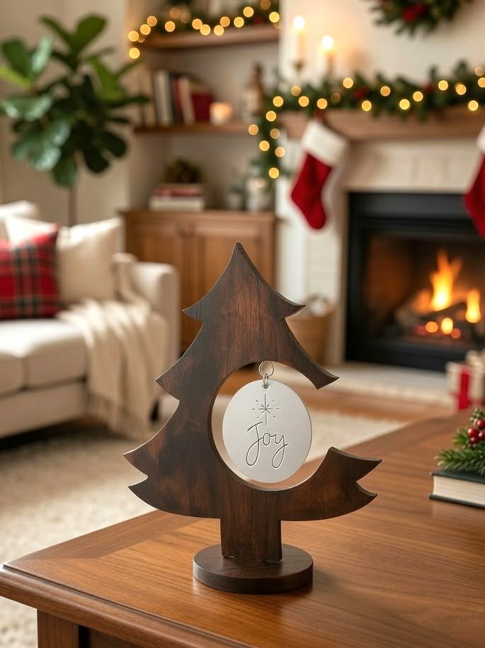 wooden tree ornament hanger - Image 2