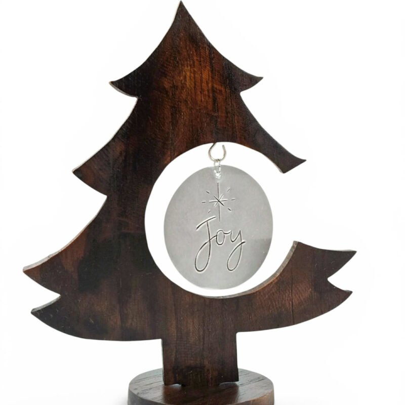wooden tree ornament hanger