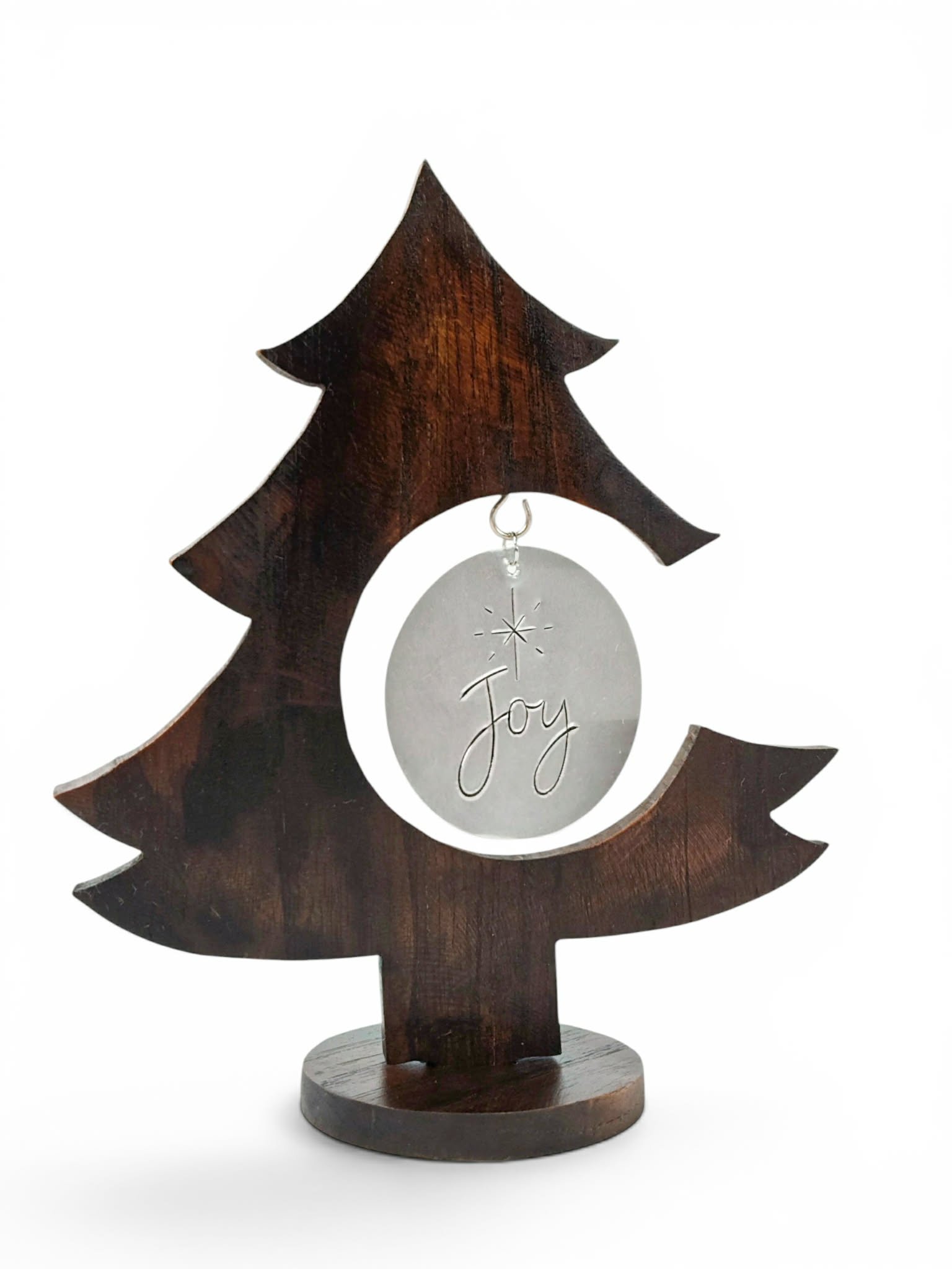 wooden tree ornament hanger